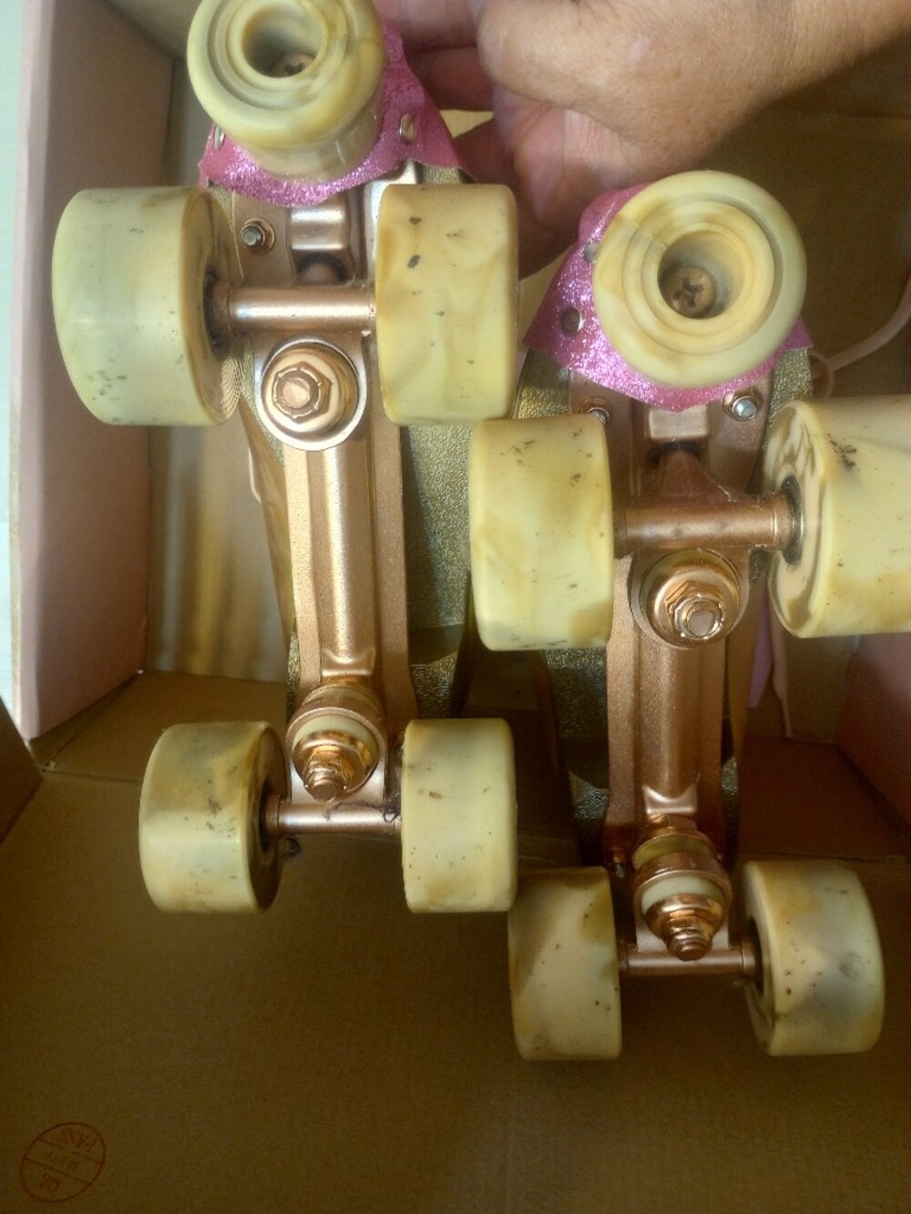 Impala Marawa Rose Gold Roller Skates With Box - Picture 13 of 13